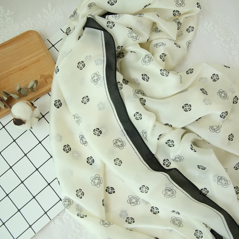 Мода 100% натуральный шелк хиджаб Женская Роскошная брендовая Дизайнерская обувь