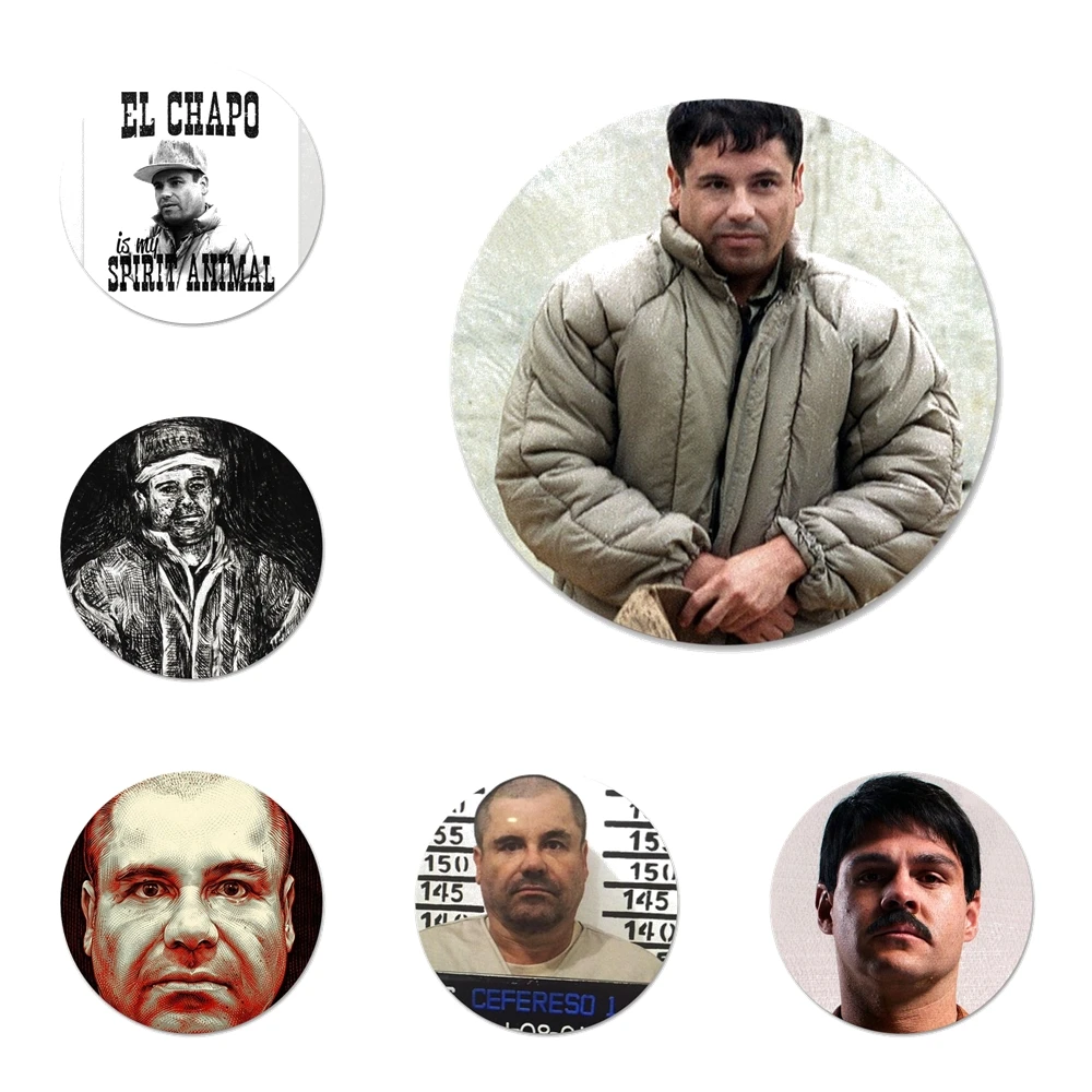 Магнитные наклейки El Chapo для кухни, домашнего декора, холодильника, открывалка для пива, колы 58 мм