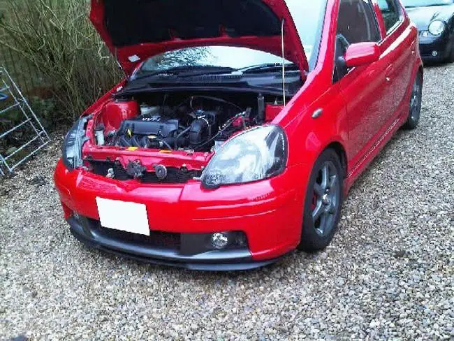 TOYOTA YARIS MK1 CUPRA R передний спойлер Европейский универсальная губа | Автомобили и