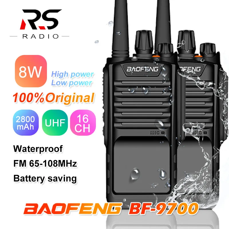 Портативная рация BAOFENG BF 9700 8 Вт 1/2/3 шт. мощная морская любительская радиостанция