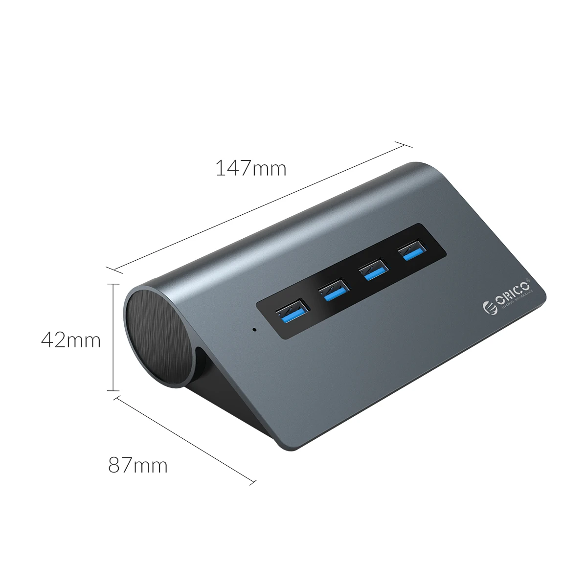 ORICO type-C концентратор USB C к мульти HDMI USB3.0 PD 60 Вт зарядка RJ45 кардридер аудио OTG адаптер док-станция для MacBook Pro Аксессуары