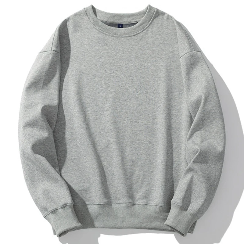 

Fashion Solid Sweatshirts Hoodies Men 2021 Autumn Winter Warm Plus Velvet Sweatshirt High Quality Tops Woman Casual Pullover 5XL