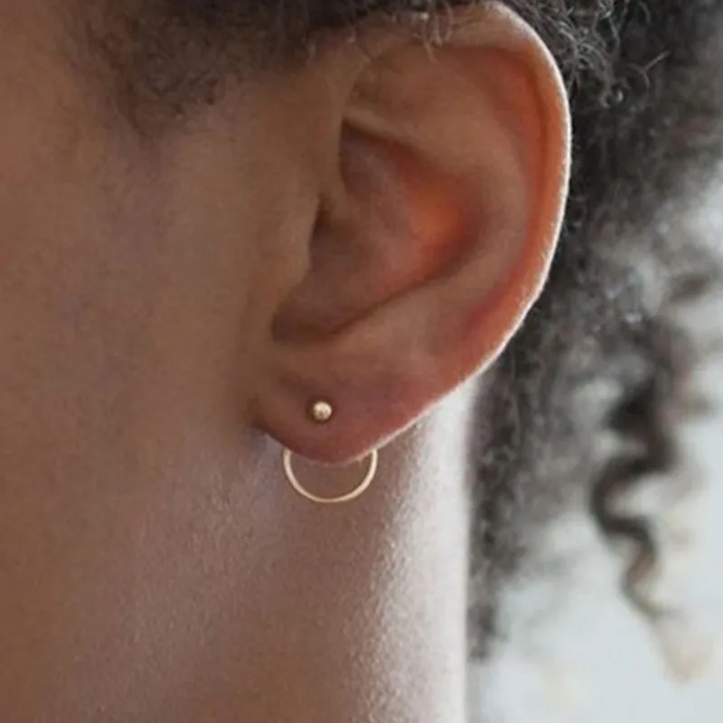 

Simple Retro Creative Alloy Geometry Shape Earrings