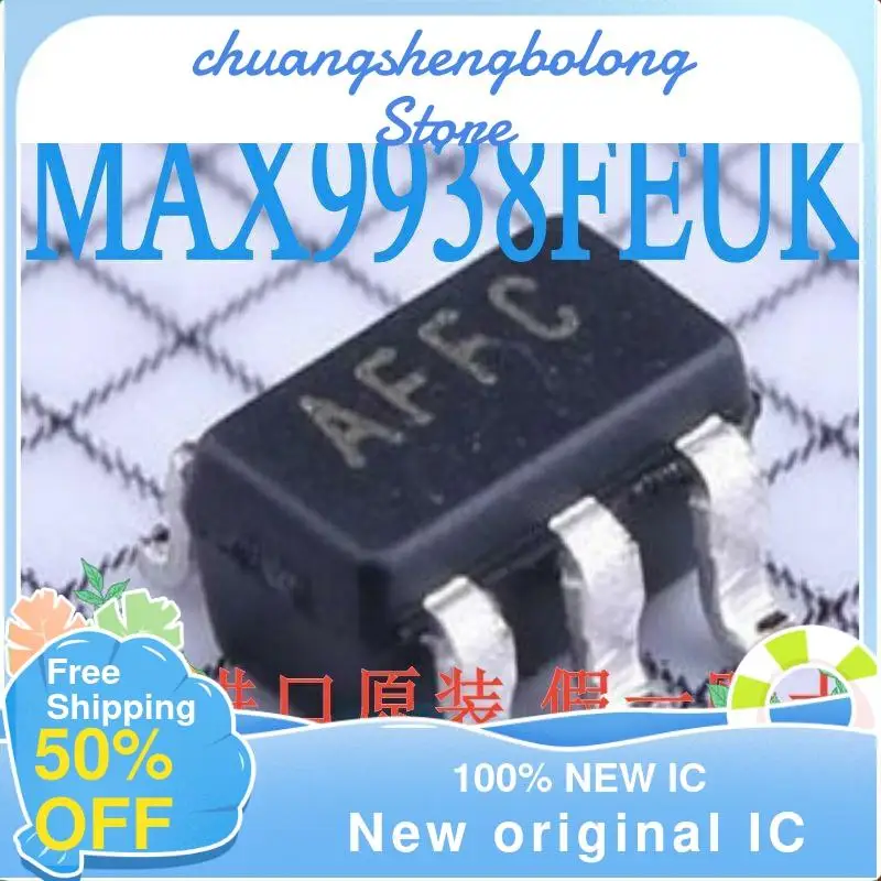 10-200PCS MAX9938FEUK+T MAX9938FEUK SOT23-5 AFFC New original IC