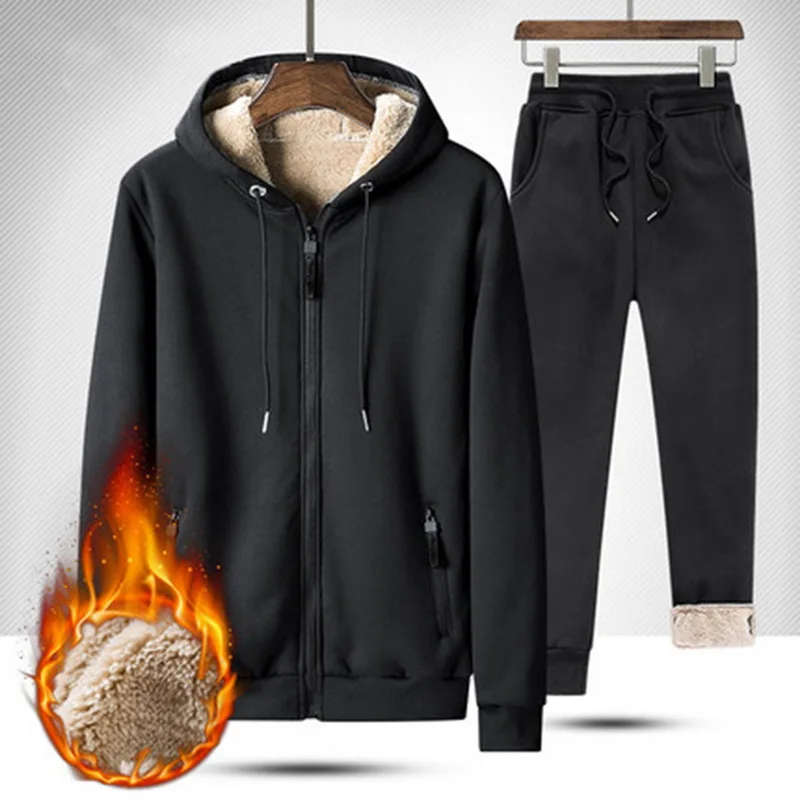 2019 новый спортивный костюм для мужчин Для модные прошитой подошве теплые зимние