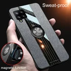 Чехол для Samsung Galaxy A12, A42, A52, 5G, противоударный автомобильный держатель, магнитный чехол для Galaxy A32, 4G, ТПУ, кожаный защитный чехол