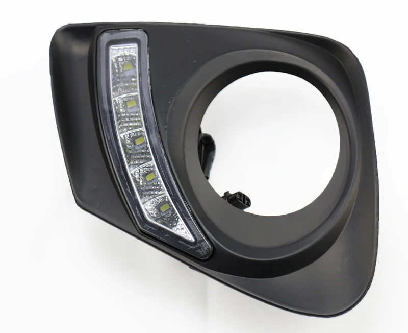 

2pcs For Toyota Corolla Altis 2010-2013 6000K White Light LED Daytime Driving Running Light DRL Car Fog Lamp