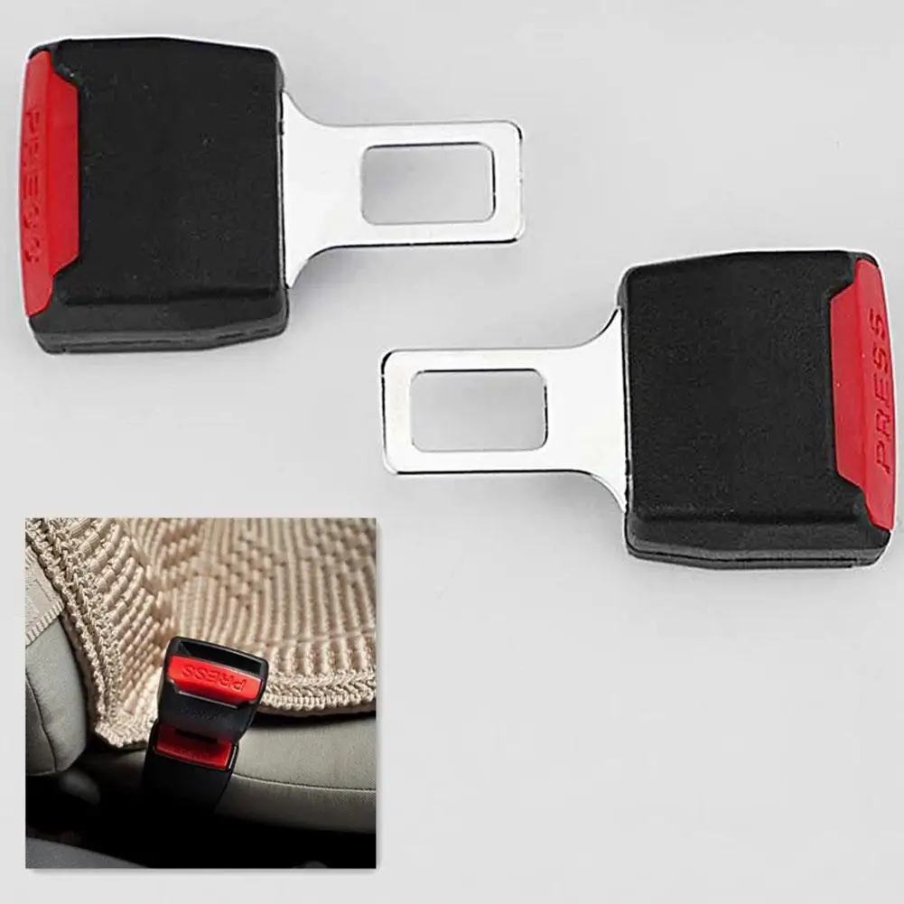 

Car seat belt clip extension insert 2.1cm lock buckle universal curved plug accessories