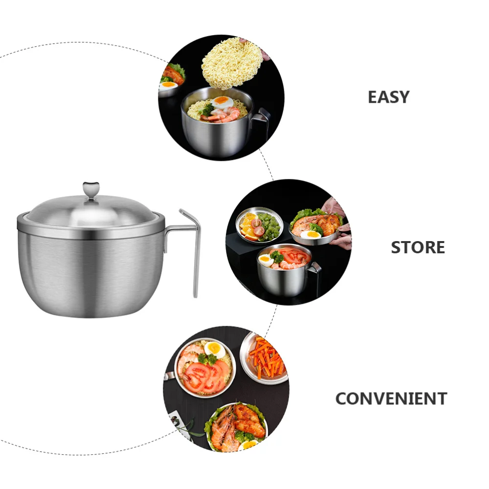 

1pc Stainless Steel Bento Box Thermal Insulation Food Container