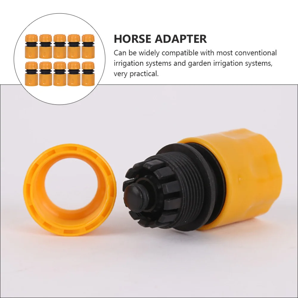 

10pcs Durable Water Pipe Connection Joint Water Stopper Snap Coupling Adapter