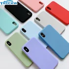 Чехол-накладка для Xiaomi Poco F3, M2, F2, X3 Pro, X2, X3, NFC, M3, C3, из ТПУ, матовый, мягкий, силиконовый