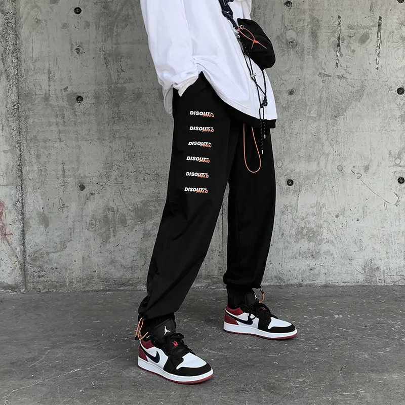 

2021 Men's Autumn New Graphic Printed Pants Casual Oversize Woman Trousers Korean Streetwear Fashion Male Clothing