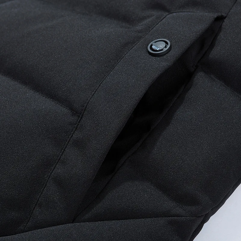 Зимняя мужская куртка модная термальная Корейская версия воротник парки пальто