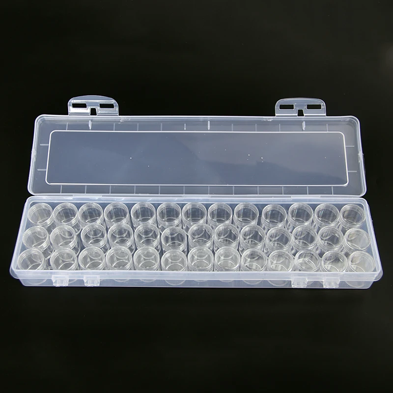 Ящик для хранения аксессуаров 39 бутылок инструменты вышивки картин со стразами