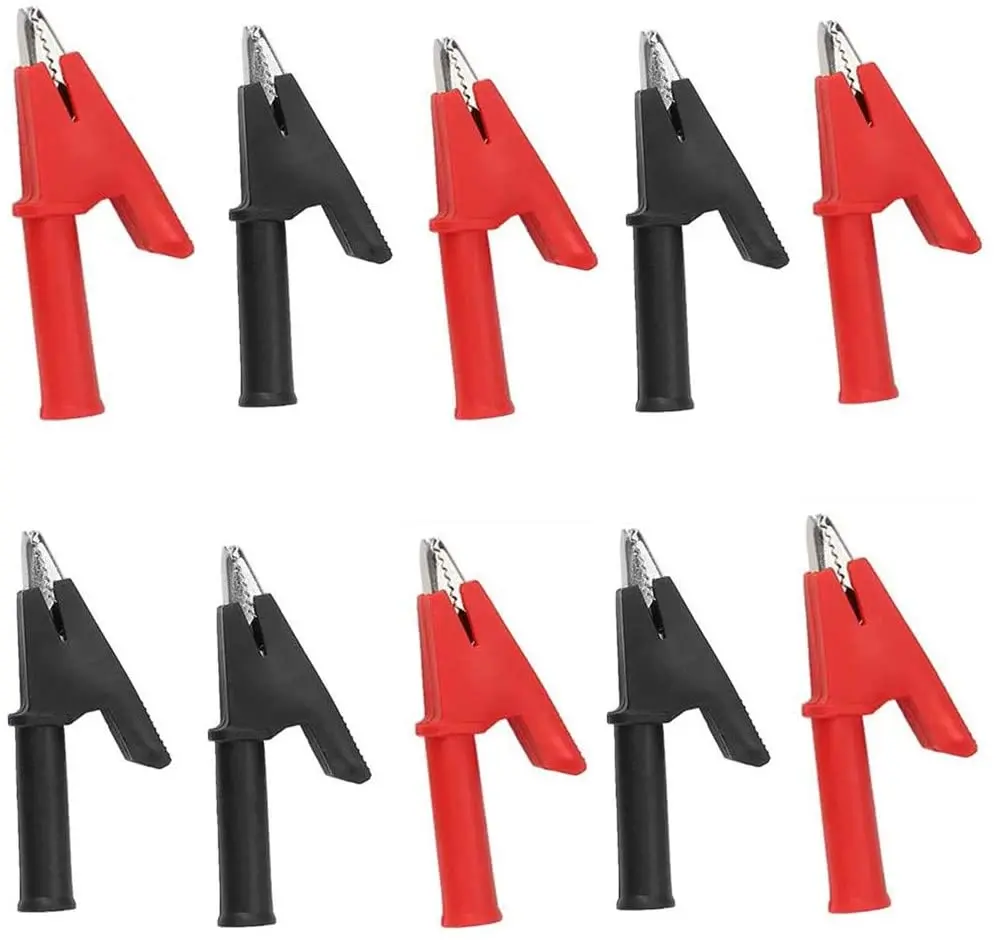 Электрический зажим типа Аллигатор сделай сам из металла 2 шт. 15 А для проверки