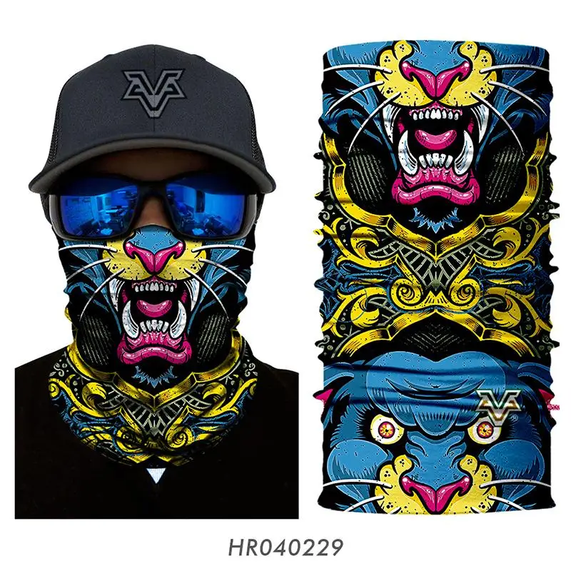HOT Seamless Magic Scarf Custumal Chinese Dragon National Headband Skull Bandana Mask Colorful Face Shield Balaclava |