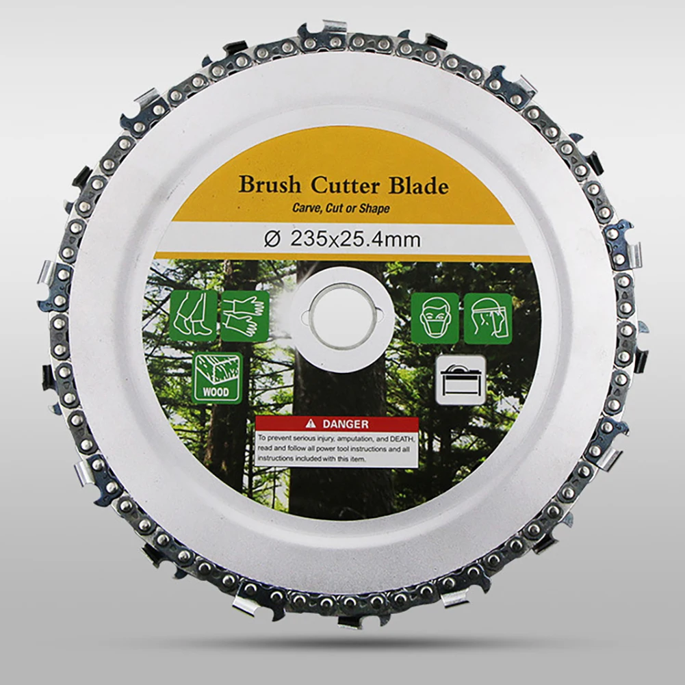 9 Inch 18 Teeth Chain Plate Angle Grinding Disc Wheel Wood Carving for Grinder Steel Woodwork Tools | Инструменты