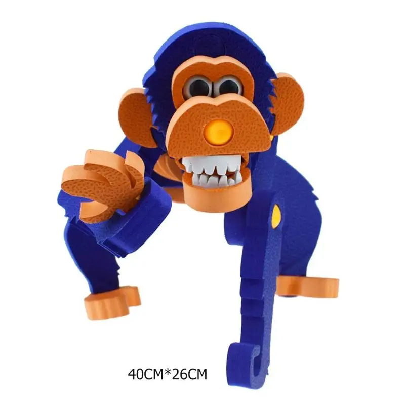 

New EVA puzzle Orangutan EVA 3D Puzzle Game Monkey Orangutan Model Children Kids DIY Assembled Toy