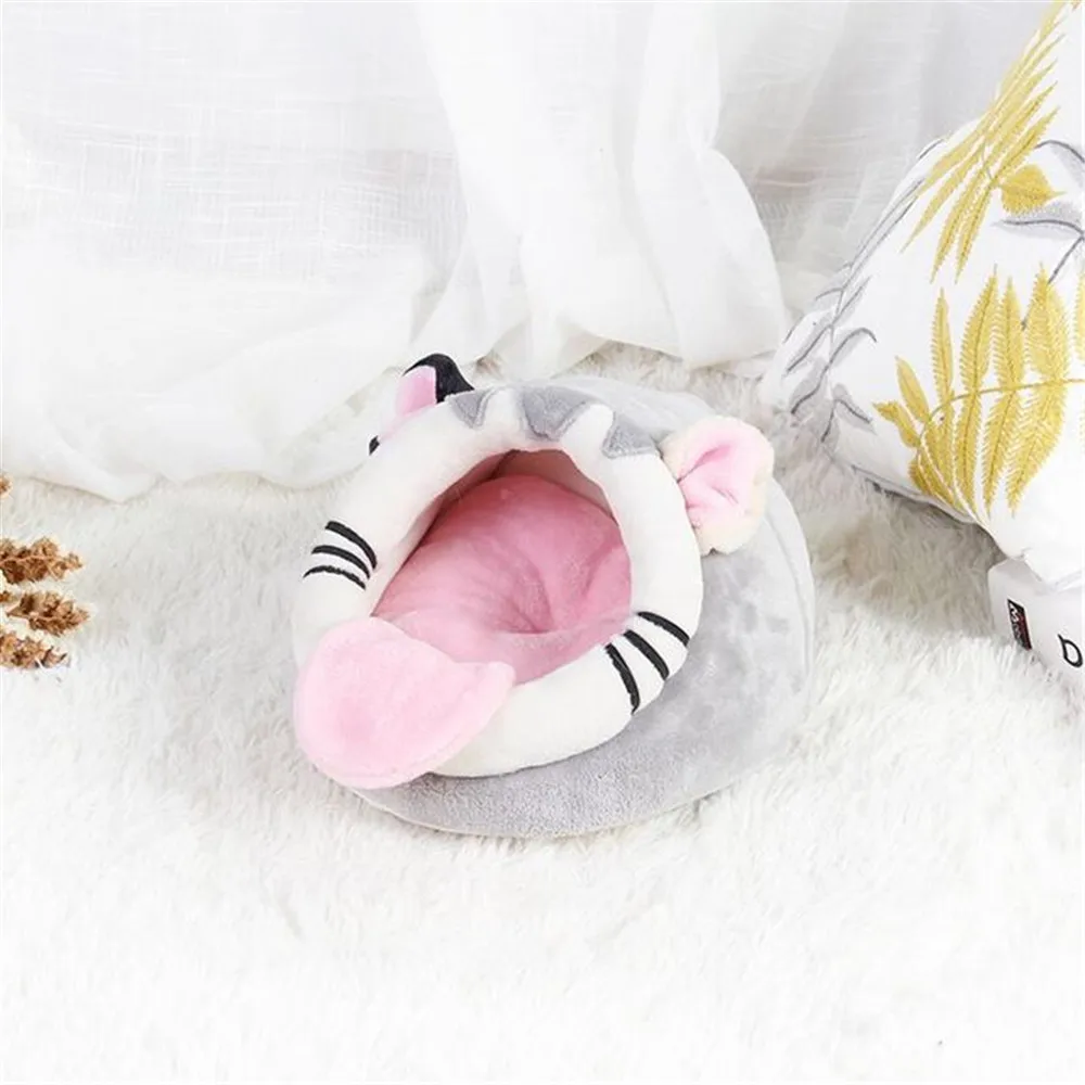 

Creative Warm Mini Pet Cages House Soft Guinea Pig Hamster Hedgehog Squirrel Nest Kawaii Cartoon Pet Bed Small Animal Supplies