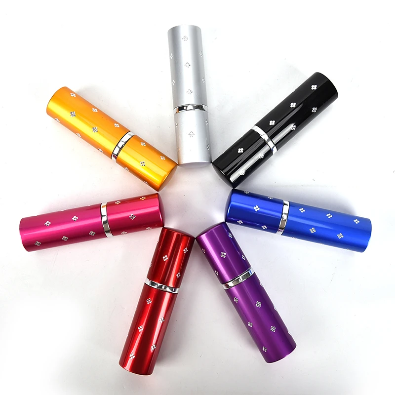 1pc 10ml Mini Portable Empty Perfume Bottle Metal Spray Scent Pump Case Travel Refillable Atomizer 2 Styles | Красота и здоровье