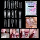 20120 шт., Многоразовые прозрачные формы для наращивания ногтей