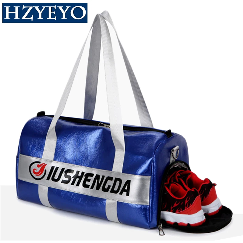 Спортивная сумка из искусственной кожи для мужчин большая спортивная на плечо
