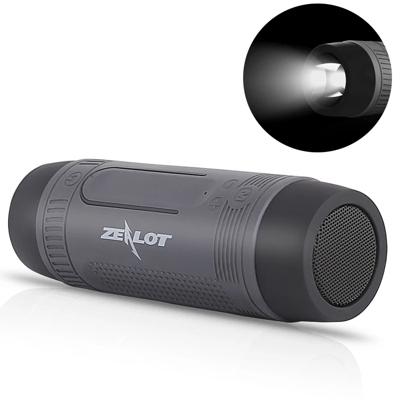 Светодиодный фонарик Динамик S1 Портативный Bluetooth Колонка Водонепроницаемый на