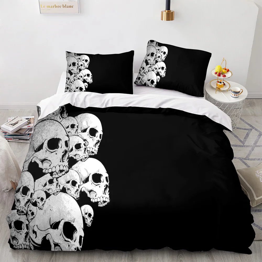 Комплект постельного белья со скелетом одинарный двойной полноразмерный