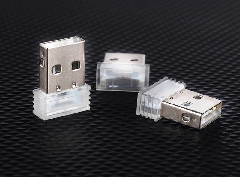 Миниатюрный светодиодный автомобильный светильник USB декоративная лампа для