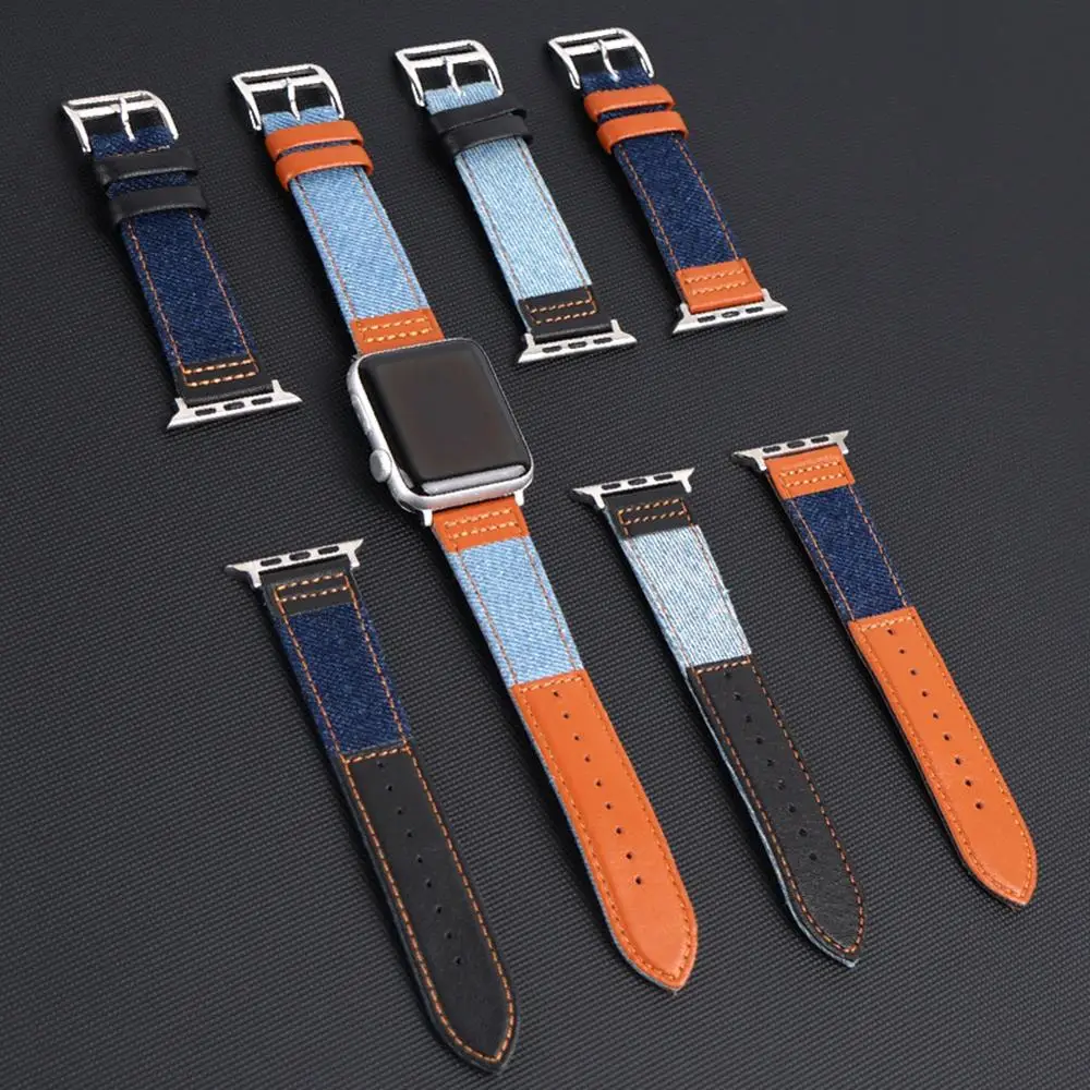 Replacement Watch Band Lightweight Canvas Wristband Compatible with Apple 38 40 42 44 mm | Электроника