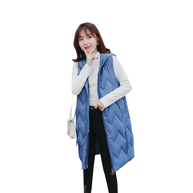 Жилет женский с капюшоном на осень/зиму/весну 2020|Жилеты и безрукавки| |