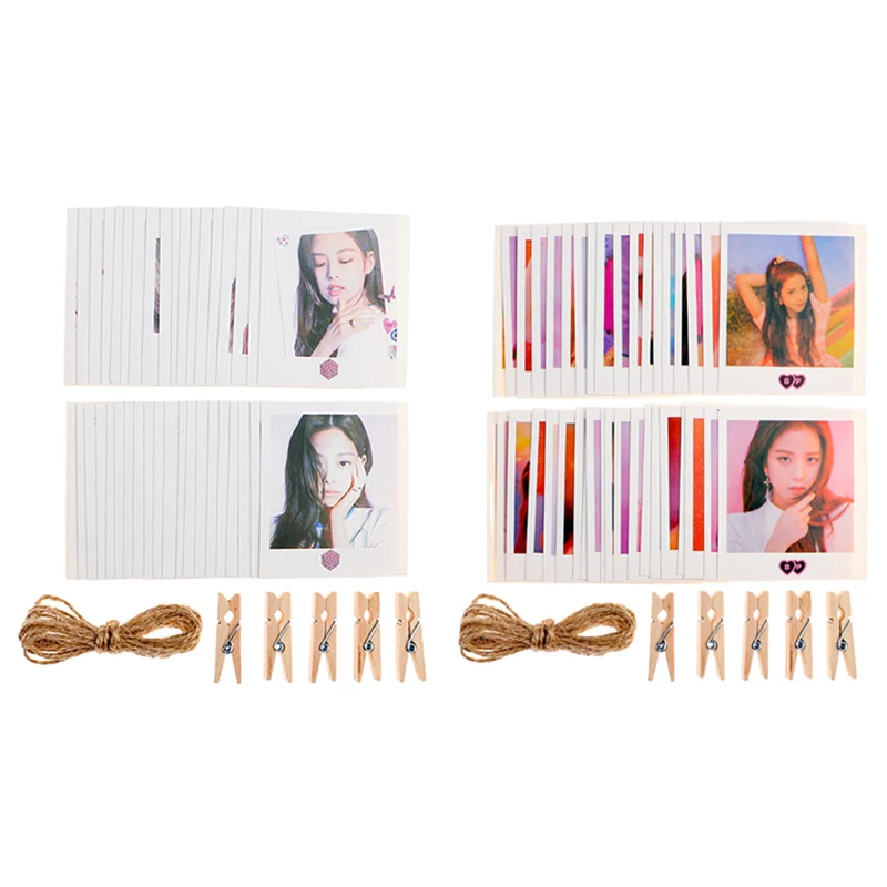 40 шт./компл. Корейский KPOP BLACKPINK девушки альбом фото карты ПВХ карты самодельные LOMO карты фотокарты
