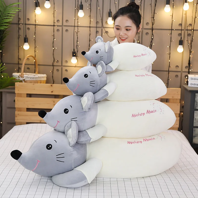 Креативный маленький подарок девочка детские кухонные принадлежности hug кукла милая пара плюшевая игрушка в виде мыши детская кукла