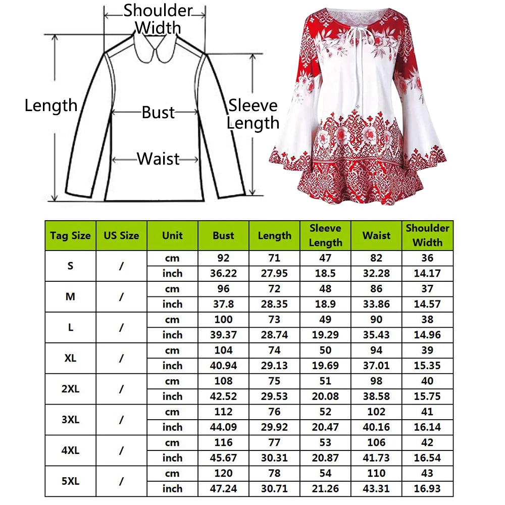 

Women Floral Print Blouse Women Chinese Style Printed Flare Sleeve Lady Tops VogueRuffles Femme Loose Blusas