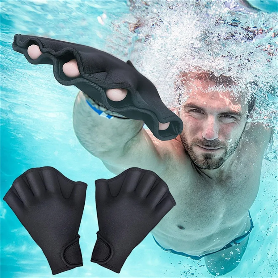 Весла для плавания взрослых и детей мужчин женщин без пальцев обучение плаванию