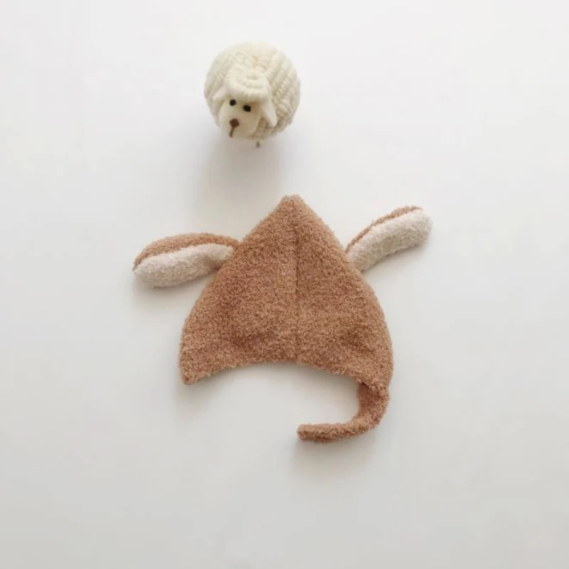 

Baby Rabbit Hat boy girl hats Toddler Infant Autumn Winter Knitted Caps for Children Kids Beanie Hats Accessories