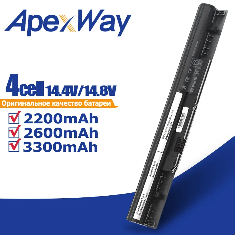Аккумулятор Apexway 3200 мАч для ноутбука lenovo IdeaPad 4ICR17/65 L12S4L01 S400u S405 S410 S415 S300 S310 S400 Touch Series