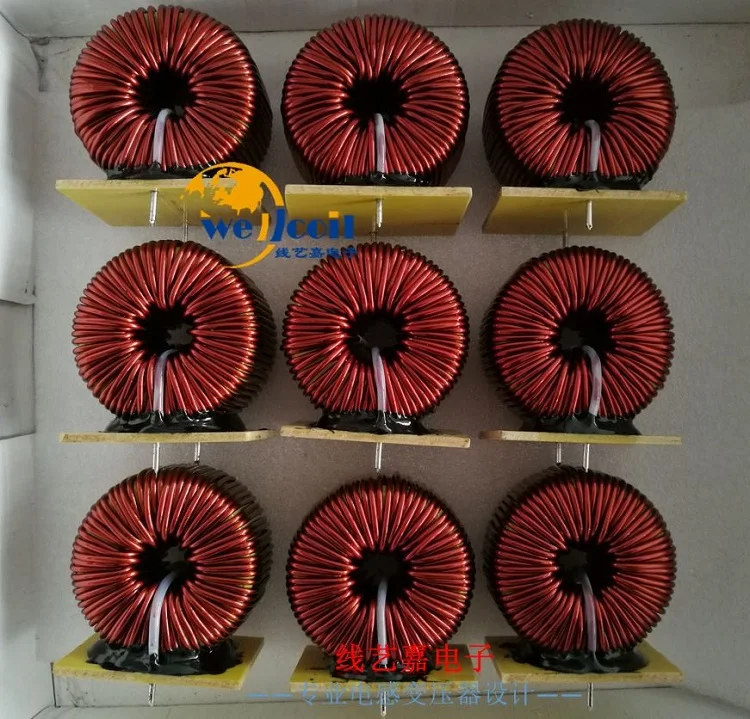 

High Power Ferrosilicon Magnetic Powder Core Inductor 300uh ~ 4mh ~ 5mh SPWM, LC Filter Inductor and PFC Inductor