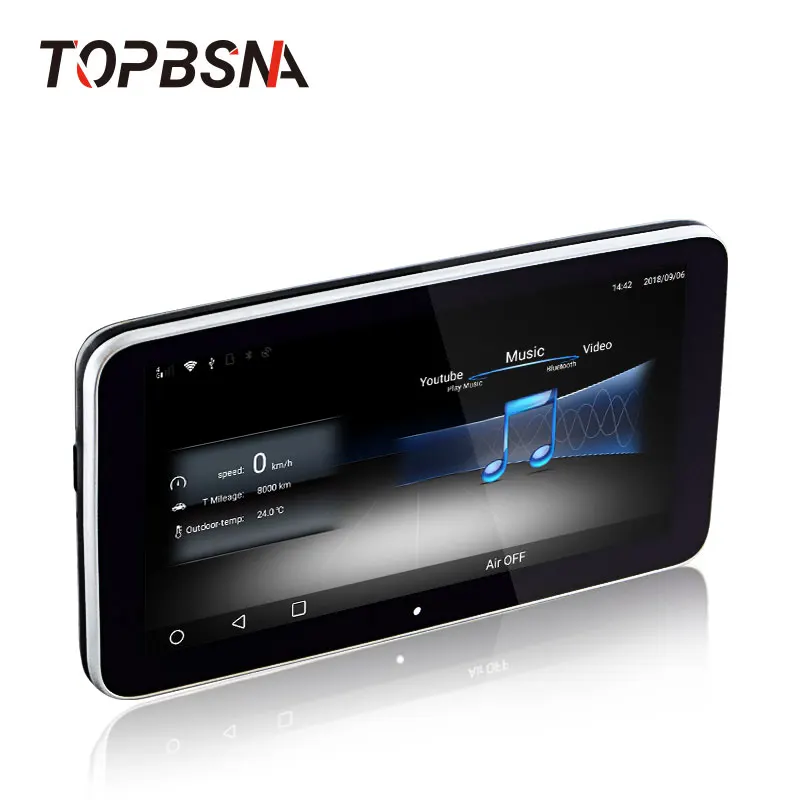 Автомобильный мультимедийный плеер TOPBSNA на Android 10 4 Гб ОЗУ 64 ПЗУ с GPS для Mercedes Benz GLA