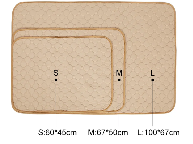 

Dog Pet Diaper Mat Urine Absorbent Environment Protect Diaper Mat Waterproof Reusable Training Pad Dog Car Seat Cover Dog bed