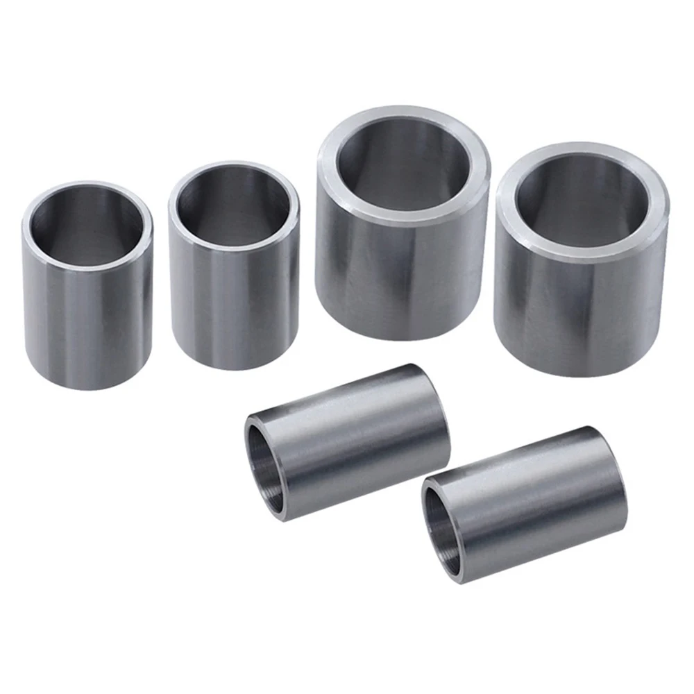 

3/6 Pcs Bearing Steel Shaft Bushing Adapter Reduce Vibration Silver Shaft Sleeves Machine Accessories for Bench Grinding Wheel
