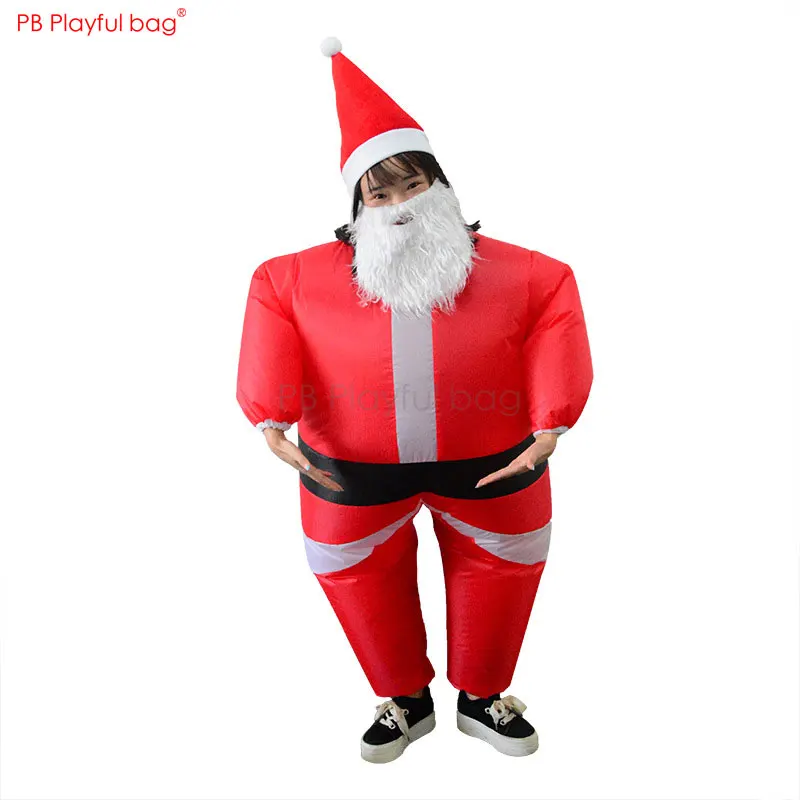 Детская Надувная одежда Санта-Клауса, новинка, костюм Санта-Клауса для косплея, Рождественская вечеринка, детские игрушки, платье для шоу и ... от AliExpress RU&CIS NEW