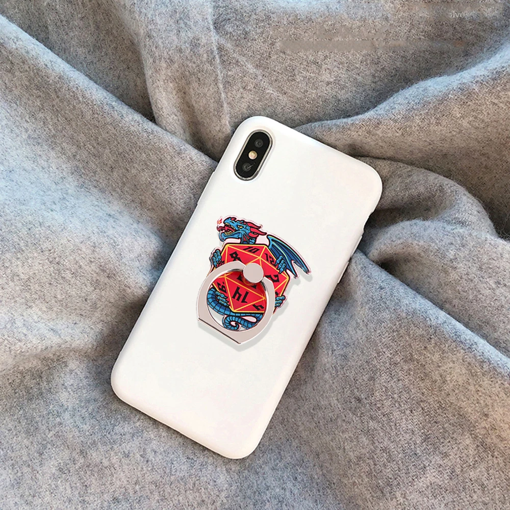 fd0794 anime shape metal finger ring stand holder diy phone bracket mobile phone holder cartoon cell phone docks accessories free global shipping