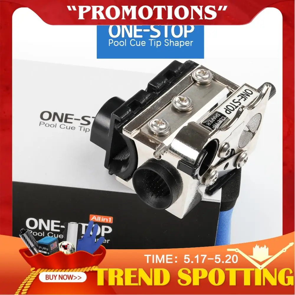 

One Stop Multifunction Billiard Repair Tool Pool Cue Tip Repair Tool Perfect Replacement Set Professional Billiard Accessories