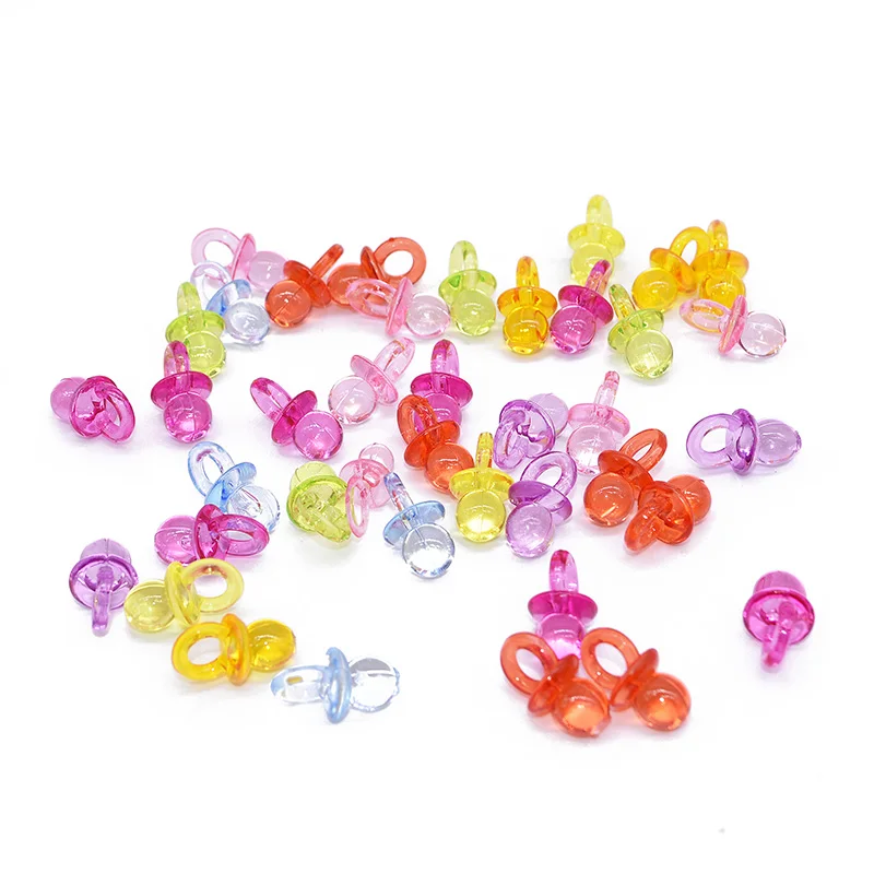 

50pcs/pack Baby Mini Plastic Pacifiers Nipple Baby Shower Favor Filler High Quality Feeder Boys Girls Birthday Toy Gifts