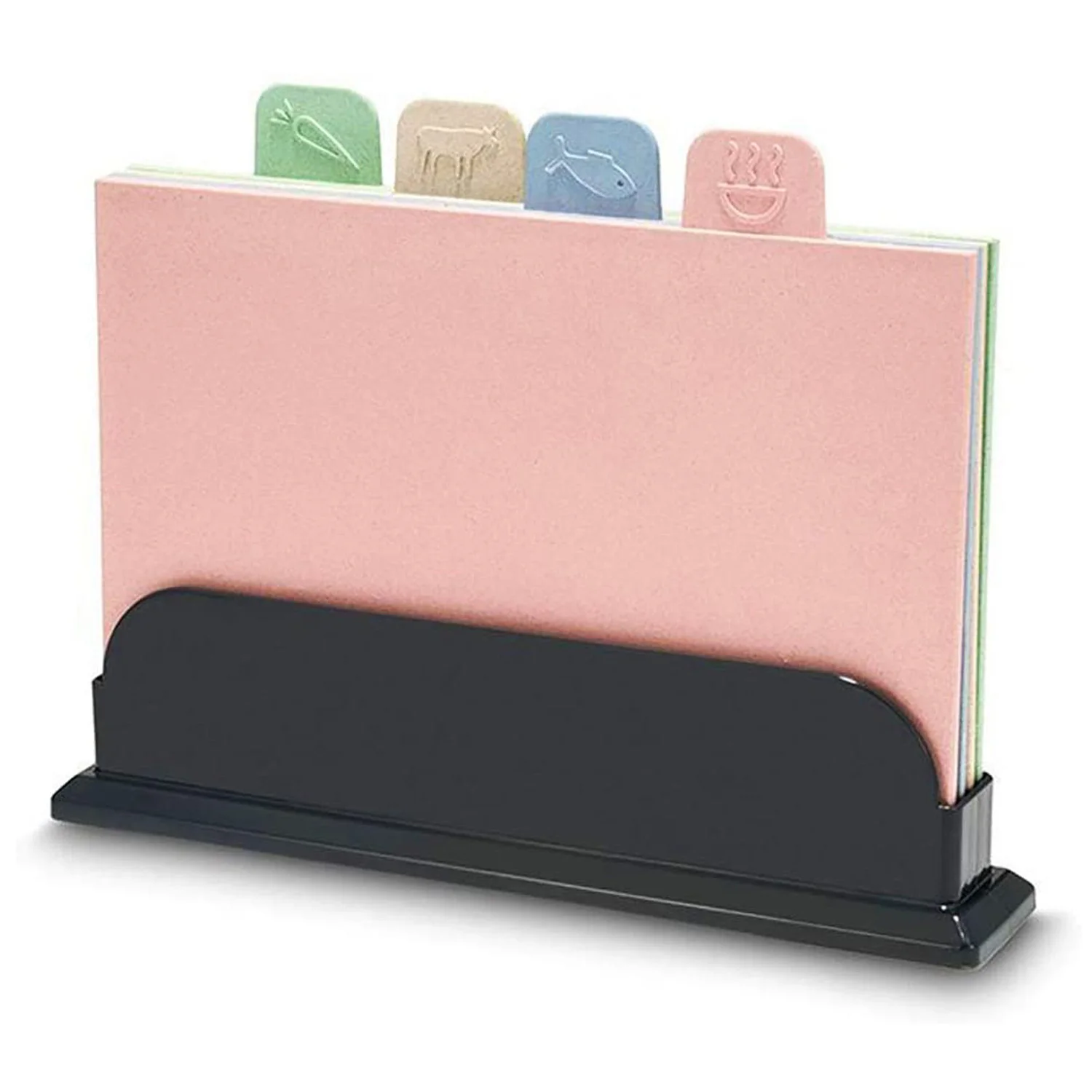 

Schnesland Bamboo Fibre Cutting Board Sets with 4pcs Plastic Mats Chopping Block Kitchen Tools