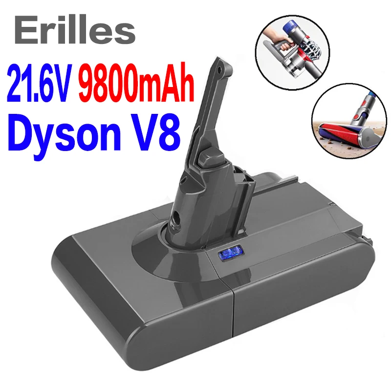 9800mAh 21 6 V батарея для Dyson V8 абсолютный/пушистый/животное/литий-ионный Пылесос