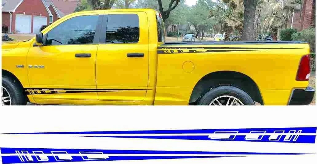 

4 шт., виниловые боковые наклейки на крыло автомобиля