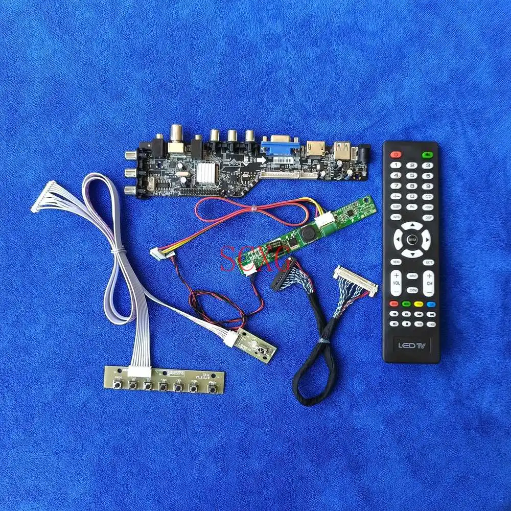 

KIT LCD/LED Digital Signal LVDS 30 Pin For M215HW01/M215HW02/M215HW03 1920*1080 Monitor controller board HDMI-compatible USB VGA