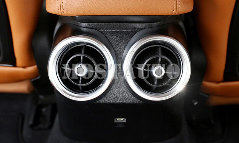 Накладки на вентиляционное отверстие заднего ряда из АБС пластика для Alfa Romeo Giulia